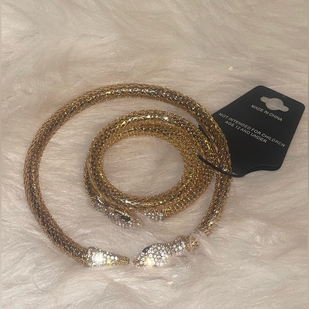 Gold Snake Necklace/Bracelet